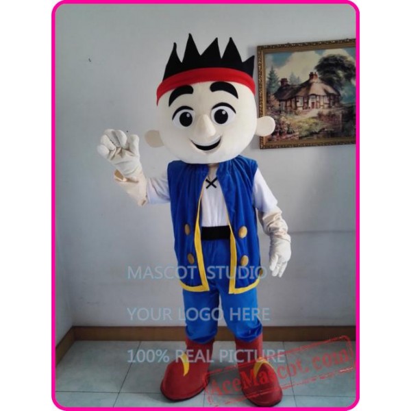 Pirates Boy Mascot Costume