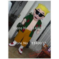 Surfer Boy Mascot Costume Cartoon Character Outfit