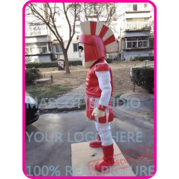 Red Knight Mascot Costumes Spartan Trojan Costume