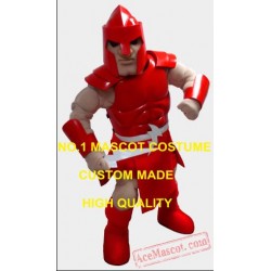 Red Colony Titan Mascot Costume Adult Warrior Knight Costumes
