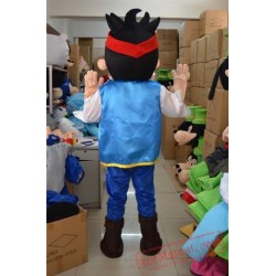 Jake Neverland Narrowly Pirate Mascot Costume