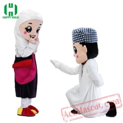Arab Boy Mascot Costume For Adult Arabian Girl Costume