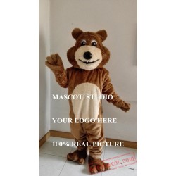 Brown Bear Mascot Costume Deluxe
