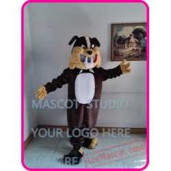 Bulldog Mascot Costume Cartoon Character