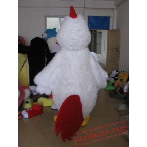 White Chicken Mascot Costume for Adult