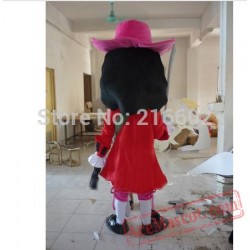 Captain Hook Mascot Costume Adult Party Outfit