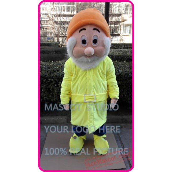 Yellow Dwarf Mascot Costume