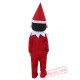 Adult Christmas Boy Elf Mascot Costume