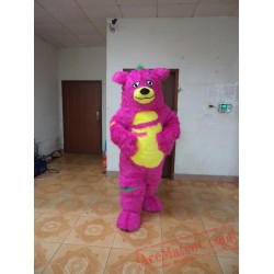 Adult Halloween Purple Monster Mascot Costume