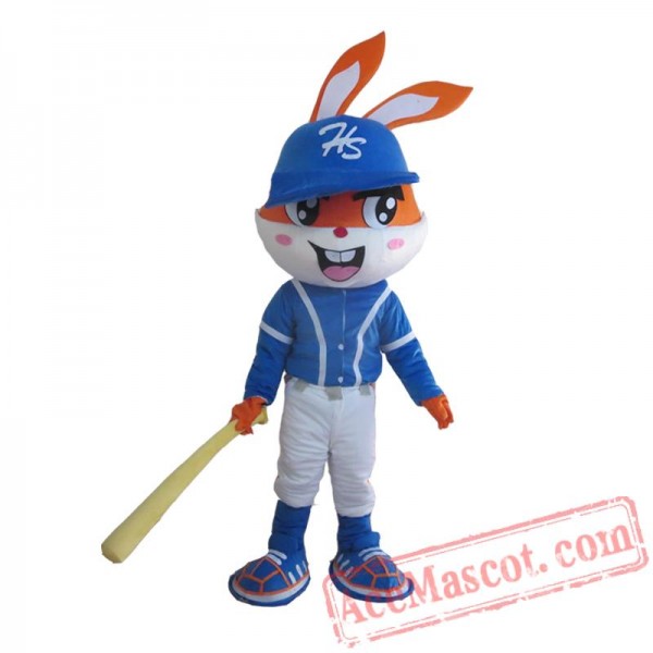 Adult Rabbit Mascot Costume Carnival Festival