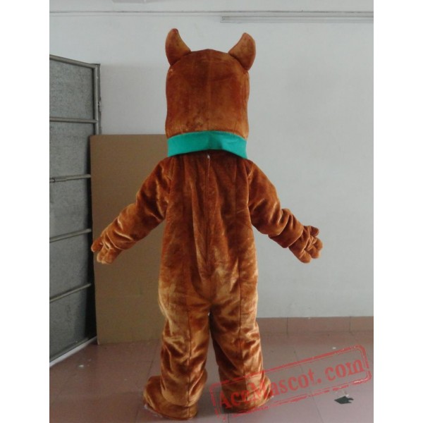 Scooby-doo dog brown character fancy dress Cartoon Mascot Costume Adult Suit