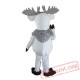 White Deer Costume Cosplay Outfits Cartoon Mascot Costume