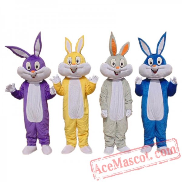 Adult Bugs Bunny Rabbit Mascot Costume Carnival Festival