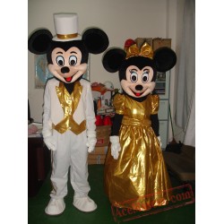 Disney Minnie Mickey Mouse Wedding Mascot Costume