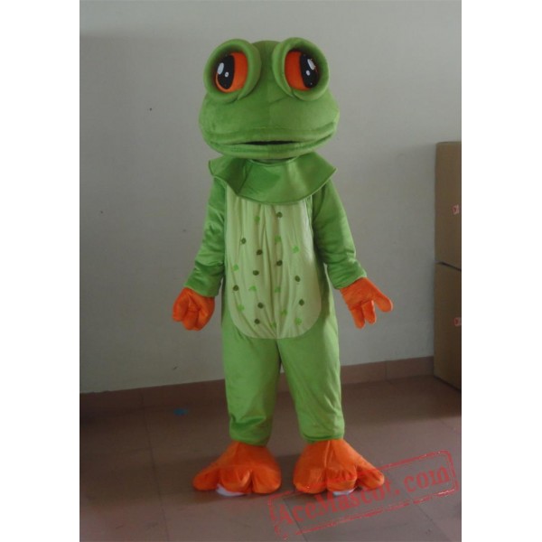 Adult Big Eyes Frog Mascot Costume