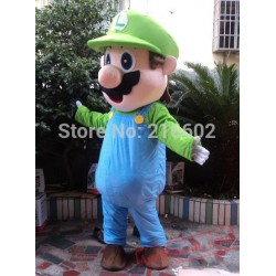 Super Mario Mascot Costume Louis Mascot Costume Mario Bros