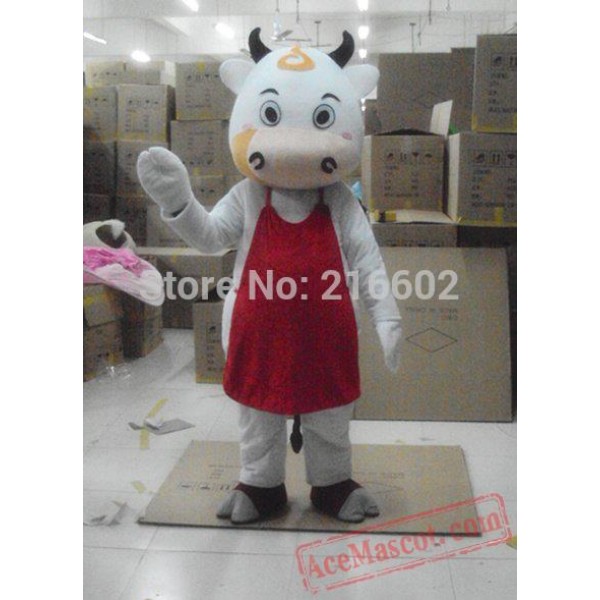 Cattle Ox Cows Cartoon Character Mascot Costume