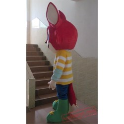 Adult Red Fox Mascot Costume