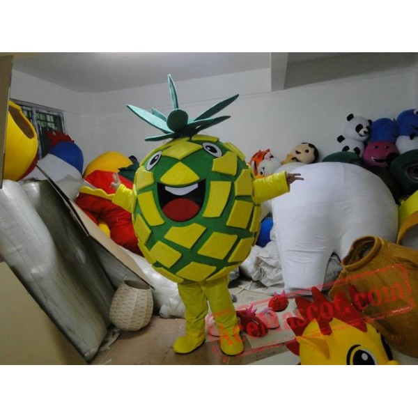 Adult Fruit Pineapple Mascot Costume