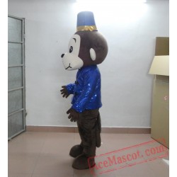 Blue Monkey Mascot Costume