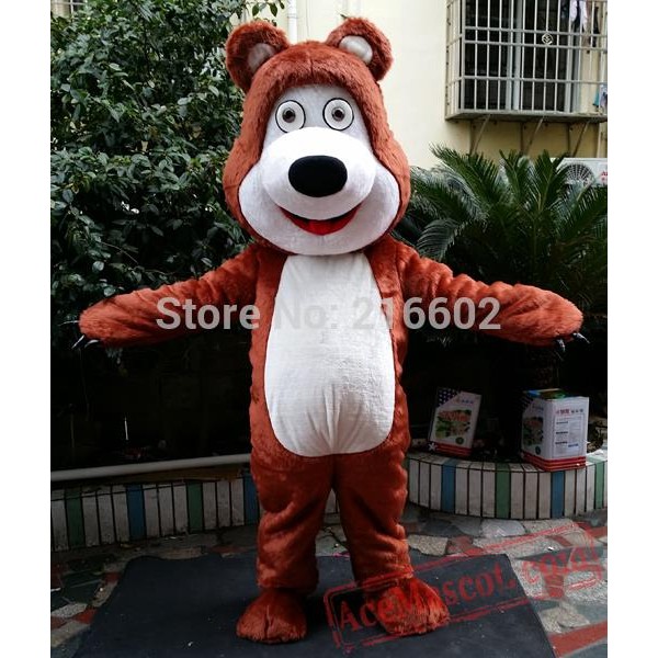 Bear Ursa Grizzly Mascot Costume