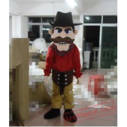 Captain Pirate Of The Caribbean Mascot Costume