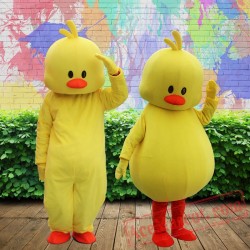 Yellow Duck Mascot Costume for Adults