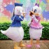 Donald Duck Daisy Disney Cartoon Mascot Costume for Adults