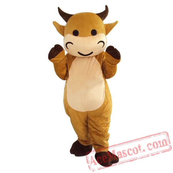 Cow Mascot Costume for Adults