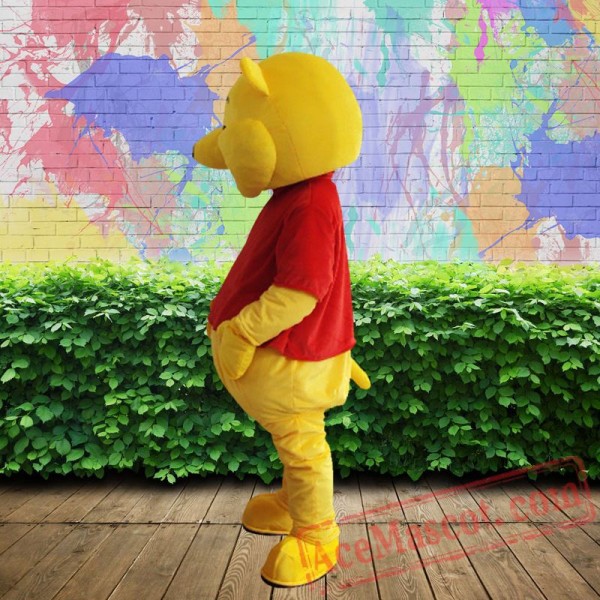 Brand New Adult Cartoon Mascot Costume Winnie the Pooh Bear Fancy Dress 