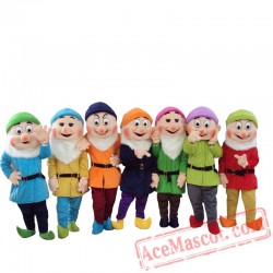 Seven Dwarfs Mascot Costume for Adults