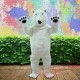 Polar Bear Mascot Costume for Adults