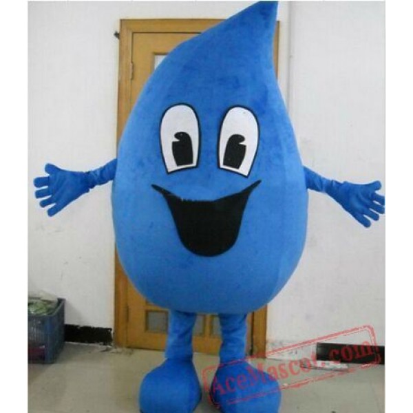 Water Drop Mascot Costume for Adults