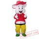 Happy Pig Mascot Costume for Adults