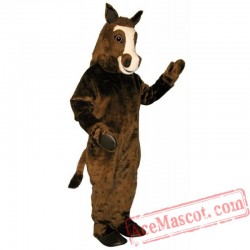Brown Horse Lightweight Mascot Costume
