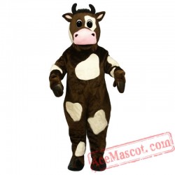 Brown Bessy Lightweight Mascot Costume