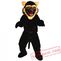 Brown Wildcat Tiger Mascot Costume