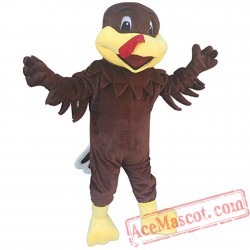 Brown Turkey Mascot Costume Adult Halloween Costume