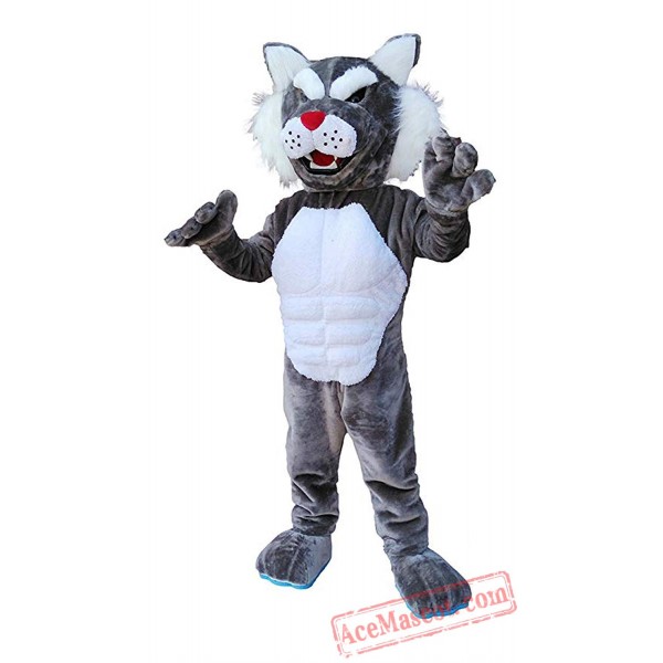 Bobcat Wildcat Mascot Costume Adult Halloween Costume