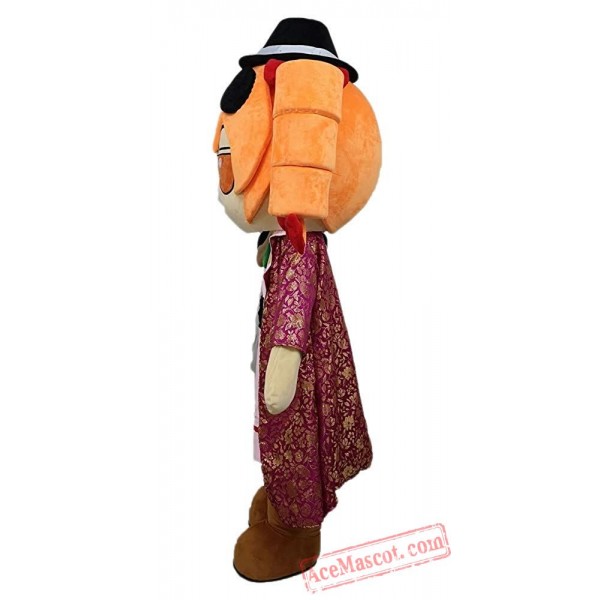 Yuru Girl Mascot Costume