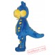 Blue Dinosaur Mascot Costume