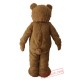 Adult Funny Smile Bear Mascot Costume