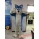 Blue Wolf Dog Husky Mascot Costume