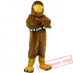 Brown Sports Eagle Mascot Costume