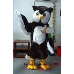 Big Brown Owl Mascot Costume