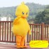 Yellow Duck Cartoon Character Mascot Costume
