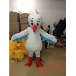 White Pigeon Sea Swallow Bird Mascot Costume