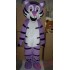 Adult Purple Tiger Mascot Costume