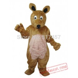 Brown Kangaroo Mascot Costume