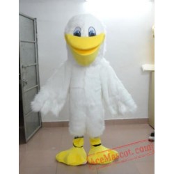 White Bird Turkey Plush Mascot Costume